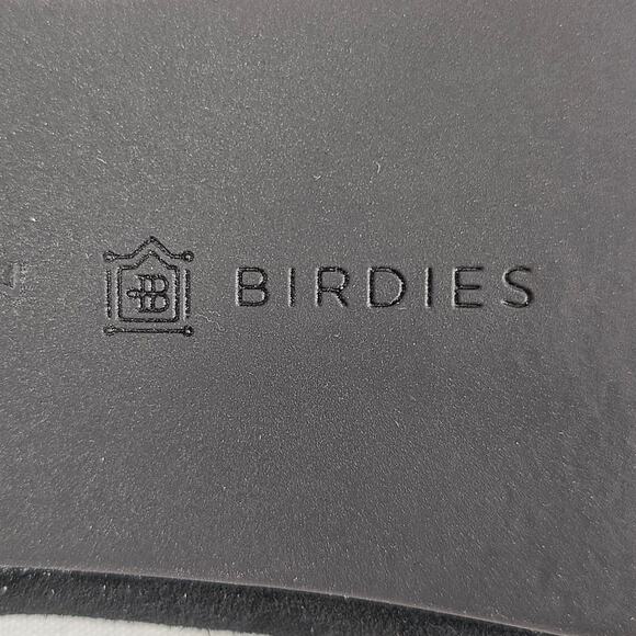 BIRDIES WOMEN'S BLACK SLIDE FLATS CUSHION INNER SOLE SIZE 7 - Picture 7 of 7